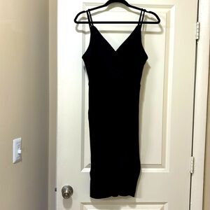 Black cocktail dress